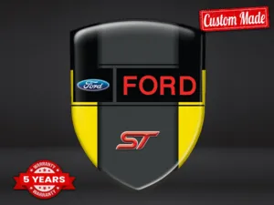Ford Adesivi Silicone Qualità Premium Distintivi Cupola Racing